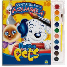 AMIGOS PETS - PINTANDO COM AQUARELA