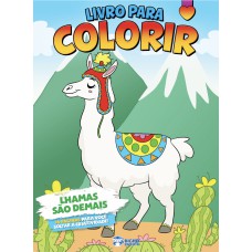 LIVRO PARA COLORIR - LHAMAS SÃO DEMAIS