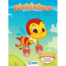 LIVRO PARA COLORIR BICHINHOS MÁGICOS - ABELHINHAS