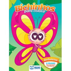 LIVRO PARA COLORIR BICHINHOS MÁGICOS - BORBOLETAS