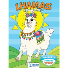 LIVRO PARA COLORIR LHAMAS - ANIMADAS