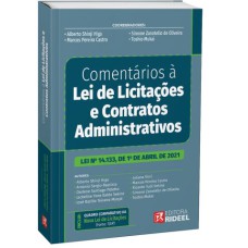 COMENTÁRIOS À LEI DE LICITAÇÕES E CONTRATOS ADMINISTRATIVOS