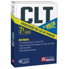 CONSOLIDAÇÃO DAS LEIS DO TRABALHO - CLT DE BOLSO