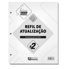 REFIL DE ATUALIZAÇÃO #2 - FICHÁRIO DE LEI SECA RIDEEL - MONTE & REMONTE