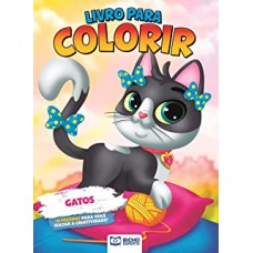 LIVRO PARA COLORIR MEU PET - GATOS