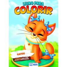 LIVRO PARA COLORIR PET FRIENDS - GATOS