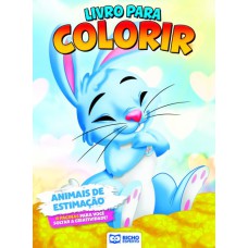 LIVRO PARA COLORIR PET FRIENDS - ANIMAIS DE ESTIMAÇÃO