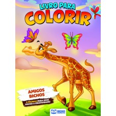 LIVRO PARA COLORIR ANIMAIS DA FLORESTA - AMIGOS BICHOS