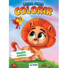 LIVRO PARA COLORIR TURMINHA ANIMAL - MUNDO ANIMAL