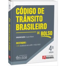 CÓDIGO DE TRÂNSITO BRASILEIRO - CTB DE BOLSO - 2023