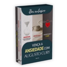 BOX - VENCA A ANSIEDADE COM AUGUSTO CURY - ANSIEDADE 1, 2 E 3 - EXCLUSIVO