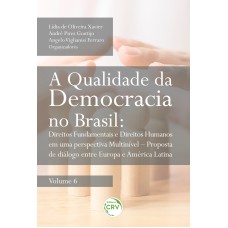 A QUALIDADE DA DEMOCRACIA NO BRASIL: DIREITOS FUNDAMENTAIS E DIREITOS HUMANOS EM UMA PERSPECTIVA MULTINÍVEL - PROPOSTA DE DIÁLOGO ENTRE EUROPA E AMÉRICA LATINA VOLUME 6