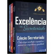 COLEÇÃO SECRETARIADO - BOX COM 3 LIVROS - COMO ATINGIR RESULTADOS CORPORATIVOS E PESSOAIS COM COMPETÊNCIA E QUALIDADE