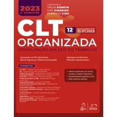 CLT ORGANIZADA - CONSOLIDAÇÃO DAS LEIS DE TRABALHO