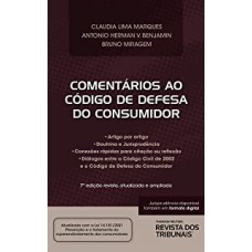 COMENTÁRIOS AO CÓDIGO DE DEFESA DO CONSUMIDOR