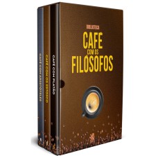 BIBLIOTECA CAFÉ COM OS FILÓSOFOS - BOX COM 3 LIVROS