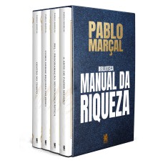 COLEÇÃO MANUAL DA RIQUEZA - PABLO MARÇAL - BOX 4 LIVROS