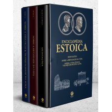 BIBLIOTECA ESTOICA - BOX COM 3 LIVROS - EDIÇÃO DE LUXO ALMOFADADA