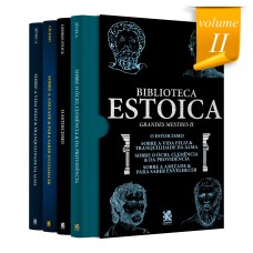 BIBLIOTECA ESTOICA: GRANDES MESTRES VOLUME II - BOX COM 4 LIVROS