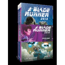 Super kit blade runner 2019: coleção completa em capa dura com as 3 hqs