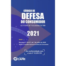 CÓDIGO DE DEFESA DO CONSUMIDOR 2021 VERSÃO BOLSO