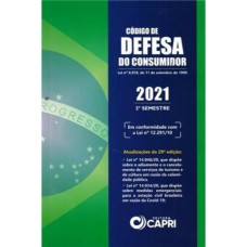 CÓDIGO DE DEFESA DO CONSUMIDOR 2021 SEGUNDO SEMESTRE