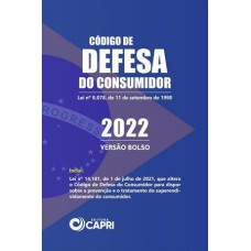 CÓDIGO DE DEFESA DO CONSUMIDOR 2022 - VERSÃO BOLSO