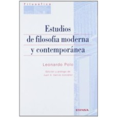 ESTUDIOS DE FILOSOFIA MODERNA Y CONTEMPO