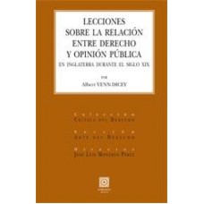 LECCIONES SOBRE LA RELACIÓN ENTRE DERECHO Y OPINIÓN PÚBLICA