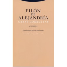 OBRAS COMPLETAS FILON DE ALEJANDRIA VOLUME I