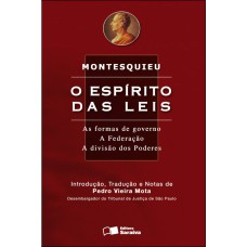 O ESPÍRITO DAS LEIS - 9ª EDIÇÃO DE 2008: AS FORMAS DE GOVERNO: A FEDERAÇÃO: A DIVISÃO DOS PODERES