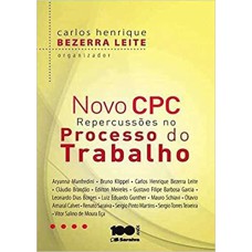 NOVO CPC: REPERCUSSOES NO PROCESSO DO TRABALHO