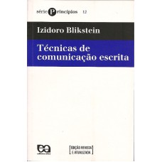 TECNICAS DE COMUNICACAO ESCRITA - 22ª