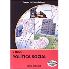 QUE E POLITICA SOCIAL, O - PRIMEIROS PASSOS - 5