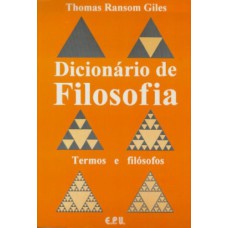 DICIONARIO DE FILOSOFIA. TERMOS E FILOSOFOS. - 1