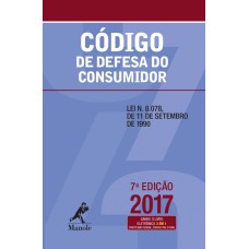 Código de defesa do consumidor: Lei n. 8.078, de 11 de setembro de 1990