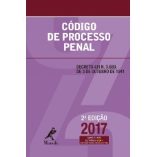 Código de processo penal: Decreto-lei n. 3.689, de 3 de outubro de 1941