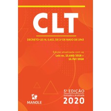 CLT: decreto-lei n. 5.452, de 1º de maio de 1943