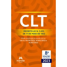 CLT: decreto-lei n. 5.452, de 1º de maio de 1943