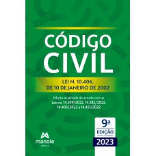 Código civil: lei n. 10.406, de 10 de janeiro de 2002