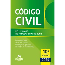 Código civil: lei n. 10.406, de 10 de janeiro de 2002