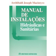 MANUAL DE INSTALAÇÕES HIDRÁULICAS E SANITÁRIAS