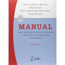 MANUAL PARA ELABORAÇÃO DE PROJETOS