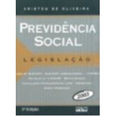 PREVIDENCIA SOCIAL LEGISLAÇÃO