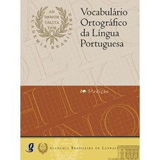 VOCABULÁRIO ORTOGRÁFICO DA LÍNGUA PORTUGUESA (PROFESSOR)