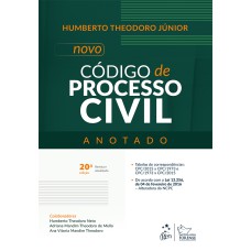 NOVO CÓDIGO DE PROCESSO CIVIL - ANOTADO