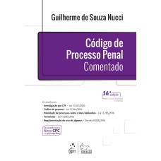 CÓDIGO DE PROCESSO PENAL COMENTADO