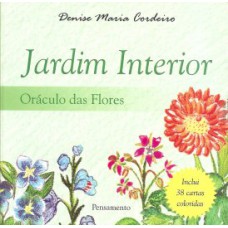 JARDIM INTERIOR - ORACULO DAS FLORES - COM 38 CARTAS COLORIDAS - 3ª