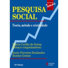 PESQUISA SOCIAL - TEORIA, MÉTODO E CRIATIVIDADE