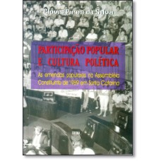 PARTICIPACAO POPULAR E CULTURA POLITICA: AS EMENDAS POPULARES - 1